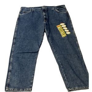 Wrangler Five Star Premium Jeans Regular Fit 44 x 29  New With Tags Med. Wash
